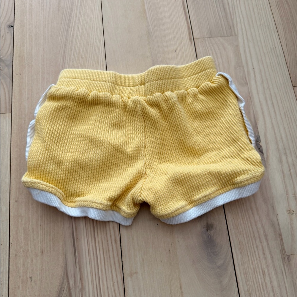 Goldie & Ace Retro Style Girls yellow shorts 3T - Picture 2 of 3